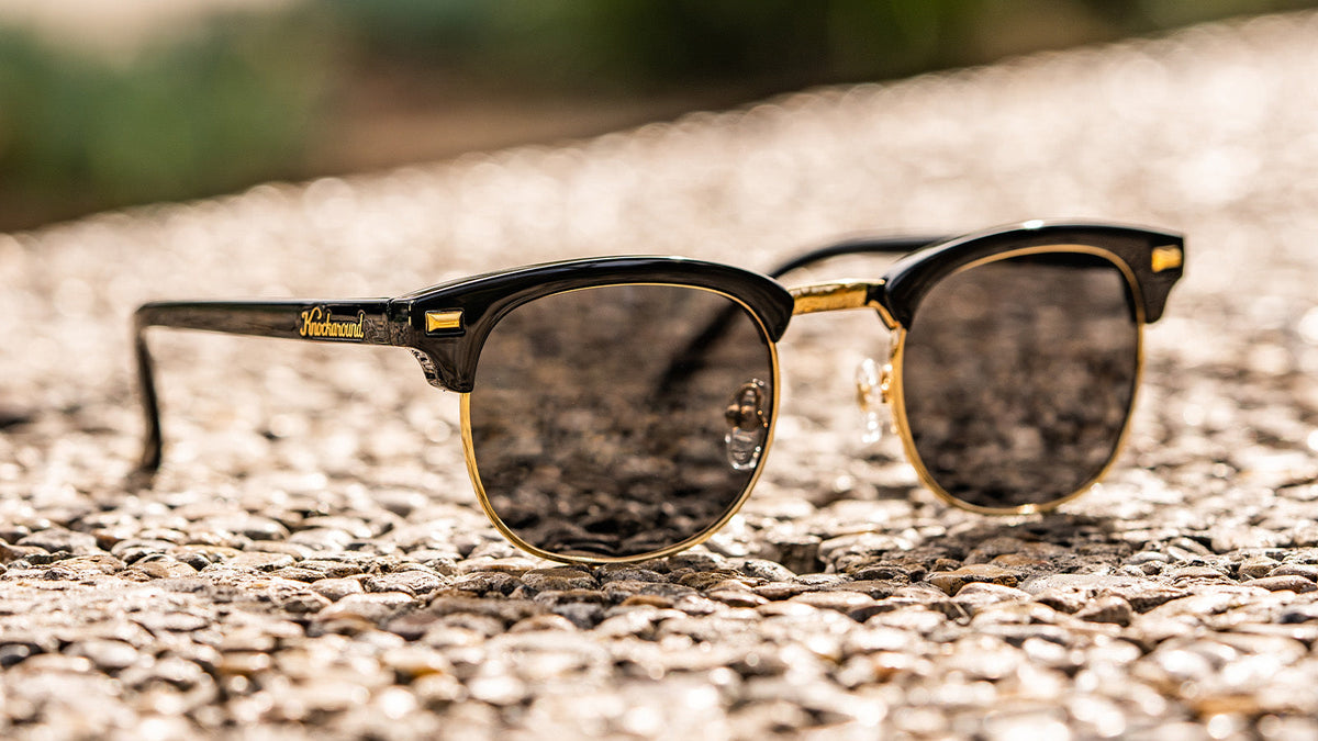 Glossy Black & Gold Brooklines Rx