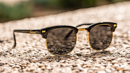 Glossy Black & Gold Brooklines Rx