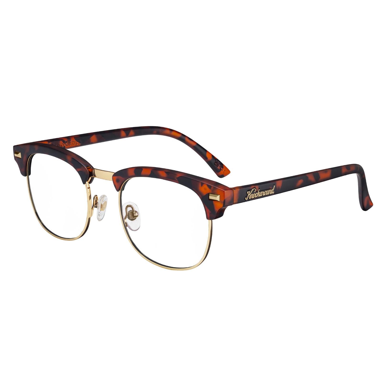Matte Tortoise Shell & Gold Brooklines Rx
